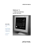 Planar VitalScreen S VSS17SX Operation Manual preview