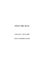 Planet IVS-H125 Quick Installation Manual preview