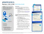 Plantronics BLACKWIRE C610 Quick Setup Manual preview