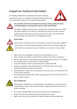 Preview for 3 page of PlasmaPart Cut 55CI Eclipse Operation & Safety Manual