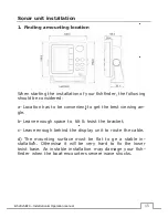 Preview for 15 page of Plastimo ECHOFISH 820 Installation & Operation Manual