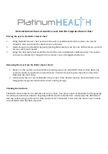 Preview for 5 page of Platinum Health PHS1300 Assembly And Operation Manual