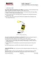 Preview for 6 page of Platinum Tools Fault Trapper TFT100 Quick Start Manual