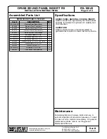 Preview for 4 page of Playcraft Drum Sound Panel Insert R5 Installation Instructions