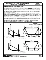 Playcraft Half Hex Deck 4-Post 1106 Installation Instructions preview