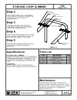 Preview for 3 page of Playcraft Stacked Loop Climber 1224 Installation Instructions