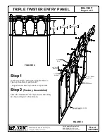 Preview for 2 page of Playcraft Triple Twister Entry Panel R5-1317 Installation Instructions