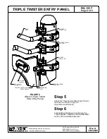 Preview for 4 page of Playcraft Triple Twister Entry Panel R5-1317 Installation Instructions