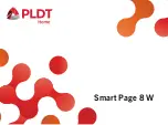 Preview for 1 page of PLDT Home Smart Page 8 W Manual