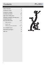 Preview for 2 page of PLENY Folding Exercise Bike Assembly & User Instructions