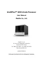 Preview for 1 page of PlexBio IntelliPlex IW100 User Manual