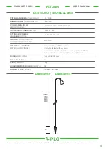 Preview for 3 page of PLG PETUNIA User Manual