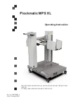 Plockmatic MPS XL Operating Instruction preview