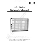 Preview for 1 page of Plus N-31 Series Network Manual