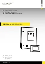 Plymovent CONTROLPRO/DILUTER Installation Manual preview