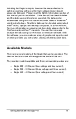 Preview for 18 page of PMI Eagle 220 User Manual