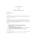 PMS BT656Pro User Manual preview