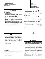 Pneumatic Division IS-L35 Installation & Service Instructions preview