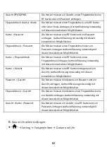 Preview for 62 page of PNI Face 600 User Manual