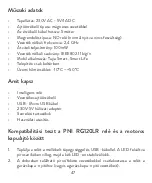 Preview for 49 page of PNI SmartHome RG120LR WiFi User Manual