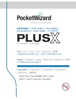 Pocket Wizard Plus X Quick Manual preview