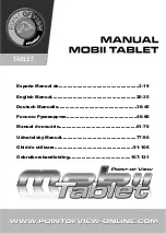 Point of View Mobii Tablet Manual preview