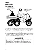 Preview for 62 page of Polaris 2002 Sportsman 6x6 Owner'S Manual