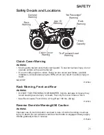 Preview for 25 page of Polaris 2014 Sportsman 400 H.O. Owner'S Manual