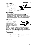 Preview for 36 page of Polaris Hawkeye 2x4 Owner'S Manual