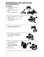 Preview for 79 page of Polaris Hawkeye 2x4 Owner'S Manual