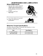 Preview for 86 page of Polaris Hawkeye 2x4 Owner'S Manual