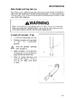 Preview for 69 page of Polaris SNOWMOBILE 2001 Owner'S Safety And Maintenance Manual