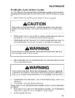 Preview for 81 page of Polaris SNOWMOBILE 2001 Owner'S Safety And Maintenance Manual