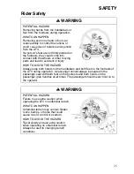 Preview for 25 page of Polaris Sportsman 800 EFI Owner'S Manual