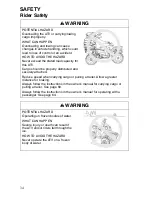 Preview for 34 page of Polaris Sportsman 800 EFI Owner'S Manual