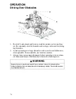 Preview for 74 page of Polaris Sportsman 800 EFI Owner'S Manual