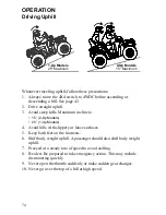 Preview for 75 page of Polaris Sportsman XP 1000 Owner'S Manual