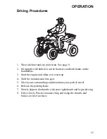 Preview for 47 page of Polaris Trail Blazer 9922460 Owner'S Manual