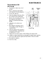 Preview for 69 page of Polaris Trail Blazer 9922460 Owner'S Manual