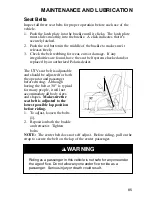 Preview for 87 page of Polaris UTV Series 10 2x4 Owner'S Manual