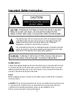 Preview for 3 page of Polaroid FCM-0700A Operating Manual