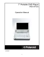 Polaroid PDV-0713A Operation Manual preview