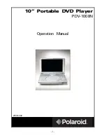 Polaroid PDV-1008N Operation Manual preview