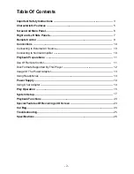 Preview for 2 page of Polaroid PDV-1008N Operation Manual