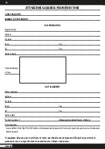 Preview for 12 page of Polini THOR 190 HF Use And Maintenance Manual