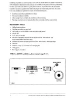 Preview for 4 page of Polk Audio EX3550 Owner'S Manual