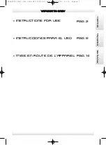 Preview for 3 page of POLTI Vaporetto EASY Instructions For Use Manual