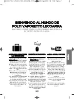 Preview for 67 page of POLTI Vaporetto Lecoaspira FAV 80 TURBO INTELLIGENCE Instruction Manual