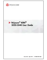 Polycom KIRK 14158600-HD User Manual preview