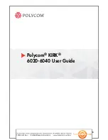 Polycom KIRK 6020 User Manual preview